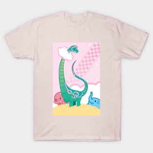 Sauropod - Full Background T-Shirt